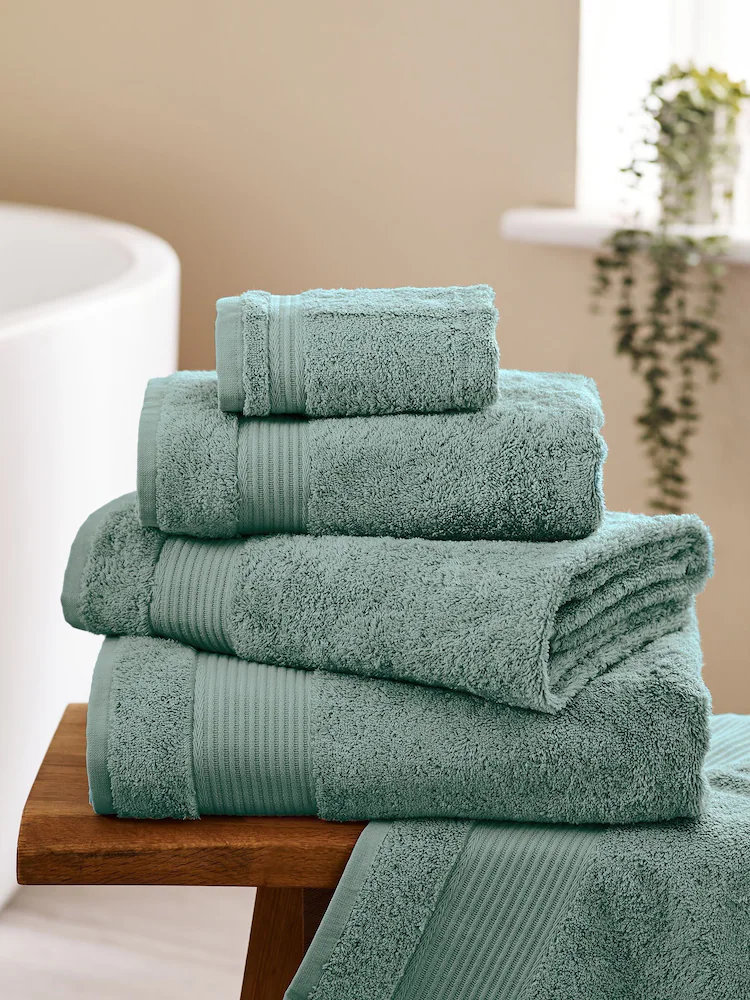 Green Soft Mineral Egyptian Cotton Towel